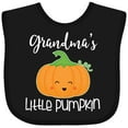 thumbnail image 3 of Inktastic Grandma Little Pumpkin Halloween Boys or Girls Baby Bib, 3 of 4
