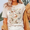 thumbnail image 2 of Cottagecore Forest Animals Shirt: Retro Fall Nature Tee, 2 of 6