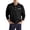 a-Black11, variant on FINALGANG Mens Solid Color Long Sleeve Polo Shirt With Pocket Button Down Casual Loose Fit Shirt For Daily Business Streetwear White M