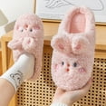 thumbnail image 6 of Esaierr Womens Fuzzy House Slippers Plush Cartoon Slippers Outdoor Indoor Warm Cotton Bedroom Shoes, 6 of 9