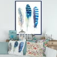 thumbnail image 2 of Designart 'Colourful Boho Art Feathers I' Bohemian & Eclectic Framed Canvas Wall Art Print, 2 of 4