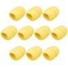 10PCS Sponge Foam Mic Cover Handheld Microphone Windscreen Shield Protection Yellow for KTV Broadcasting