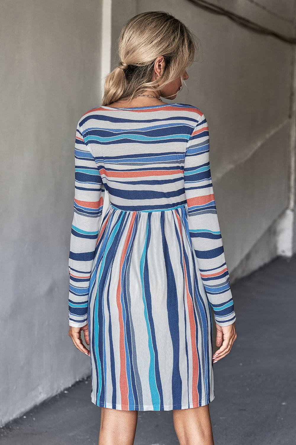 Walmart striped clearance dress