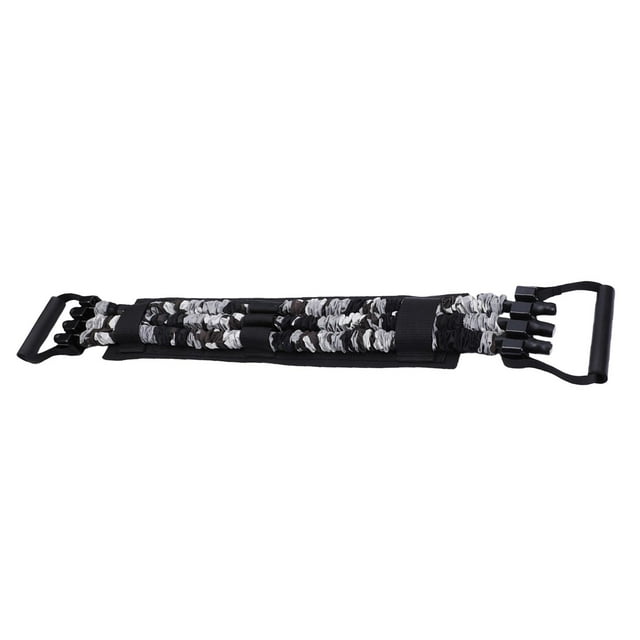 koolsoo Presse à Banc Portable, Bandes de Résistance Réglables, Entraînement Gris 150LBS