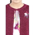 thumbnail image 5 of Chandail Princess Jaune pour Fille Bordeaux, 5 of 5