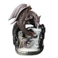 thumbnail image 5 of Joernso Dragon Incense Burner Ceramic Winged Dragon Backflow Incense Holder Waterfall Incense Burner for Meditation Room Bedroom, 5 of 8