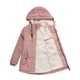 thumbnail image 3 of Parkas de manga larga para mujer, chaqueta lisa de otoño e invierno, de manga larga, con espalda descubierta, cárdigan con capucha, abrigo abrigado con bolsillos, tops, abrigo para mujer, 3 of 5