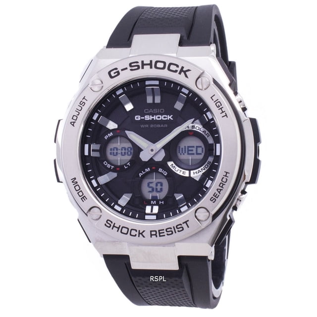 Casio Reloj G-Shock G-STEEL Analógico-digital con Hora Mundial GST-S110-1A GST-S110-1A para Hombre
