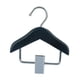 thumbnail image 5 of Perchero para ropa de mascotas con clip de metal, estante de exhibición de madera, elegante perchero para ropa pequeña Negro, 5 of 9
