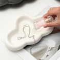 thumbnail image 1 of Lovely Clouds Jewelry Storage Tray Jewelry Posing Tray Irregular Clouds Shape Ceramic Tray, 1 of 6