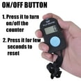 thumbnail image 5 of GOGO Digital Counter, Electronic Tally Counter with Lanyard, Hand Digital Counter Clicker for Church Library, 5 of 5