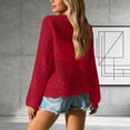 thumbnail image 5 of Women's Tie Front Crochet Boho Beach Hollow Out Lace Cover Up Lightweight Long Sleeve Cardigan Sweaters Beach Trnedy Vacation Crochet Cover Up, 5 of 5