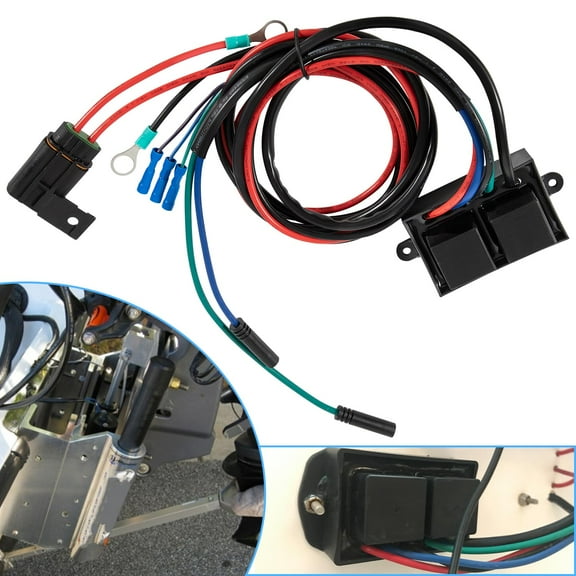AHJRELAYKIT-2-DP Relay Harness Replacement Fit for Atlas Outboard Motor Hydraulic Jack Plates from 2014 to 2025, Replace for AHJRELAYKIT-2-DP, AHJRELAYKIT2DP