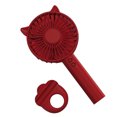 thumbnail image 1 of Billuyoard Ventilador de mano Recargable Portátil Personal Escritorio Refrigeración por aire Verano Silencioso Interior Dispositivo deportivo Soporte para Electrodomésticos Rosa roja Billuyoard HA062832-05B, 1 of 6