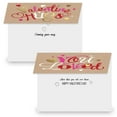 thumbnail image 3 of Current Deluxe Kraft Expressions Of Love Valentine's Day Greeting Cards - Set of 8 (4 Designs), 5 x 7 Inches, Seasonal, Sentiments Inside, Envelopes Included, 3 of 7
