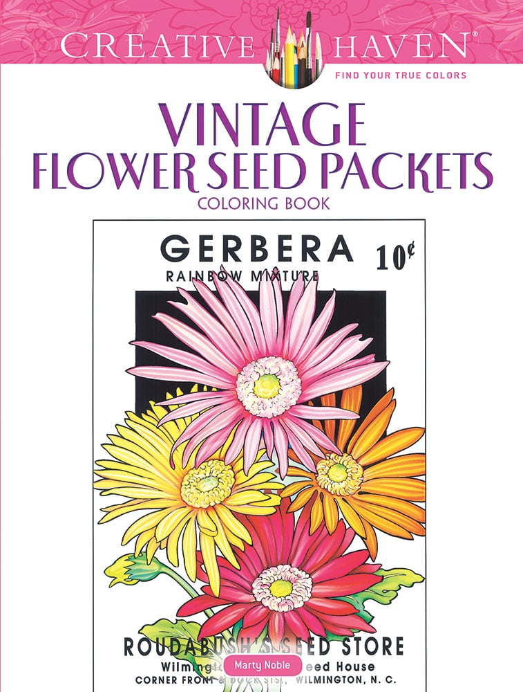 Dover Publications Vintage Flower Seed Packets