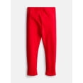 thumbnail image 2 of Wonder Nation Toddler Girls Fleece-Lined Leggings, Sizes 18M-5T, 2 of 3