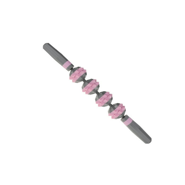 YISITIAN Muscle Roller Stick, Deep Tissue Massage Tool for Athletes and Runners, Handheld Recovery Device to Relieve Muscle Cramping, Tightness, and Soreness in Legs and Back(Pink) AZ1014-4667