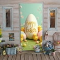thumbnail image 2 of asddcavvf Let Spring At Home! the Unique [Easter Egg Printed Door Curtain] Combines Festive Atmosphere with Fashion Adding Infinite Charm To Party Flags College Event Wristbands 100 Count Event Dress, 2 of 3