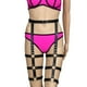 thumbnail image 2 of Lencería con tiras de cuero para mujer Arnés Vendaje Liguero Cinturón de pierna Ropa de club Macarena Cinturón de arnés, 2 of 8