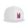 thumbnail image 2 of Unisex Adjustable Snapback Hat Flag Of The Philippines Hip Hop Baseball Cap Flat Bill Brim Dad Hats, 2 of 7