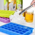 thumbnail image 4 of Molde de Silicona para Hielo de 24 Rejillas, Bandeja Cuadrada Grande para Cubitos de Hielo, Molde para Cubitos de Hielo de Silicona con Tapa A, 4 of 5