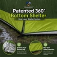 thumbnail image 5 of Sophia & William 12 Person Camping Tent 16x11FT All-Weather Large Family Cabin Tent with 3 Rooms and 6 Mesh Windows, Green, 5 of 10