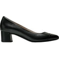 thumbnail image 2 of Cole Haan Womens The Go-To Toe Cap Leather Pumps, 2 of 5