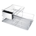 thumbnail image 3 of Dish Holder, Stainless Steel Strong Bearing Capacity  Rust  Storage Rack, With Draining Plate for Storing Dishes Kitchen, 3 of 8