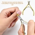 thumbnail image 3 of Stainless Steel Nail Nipper Precise Anti-Abrasion Cuticle Dead Skin Double Spring Remove Nipper for Home Use, 3 of 8