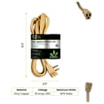 thumbnail image 5 of GoGreen Power 14/3 12' Appliance Cord, Beige, 25612, 5 of 10