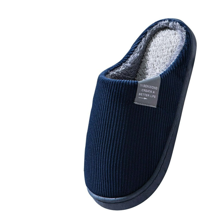 Orthotic Slippers Mens Slippers Ergonomic House Shoes Soft Warm