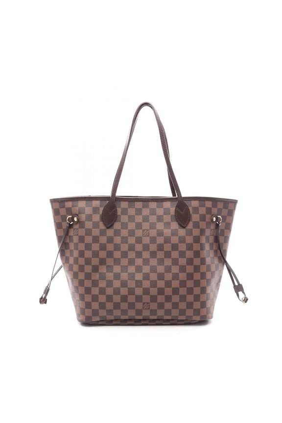 Pre-Owned Louis Vuitton Neverfull MM Damier Ebene Tote Bag Handbag, Coated Canvas and Leather,...