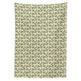 thumbnail image 3 of Ambesonne Lemons Tablecloth Rectangular Table Cover, Repetitive Citrus Fruits, 60"x90", Dark Petrol Blue Mustard, 3 of 4