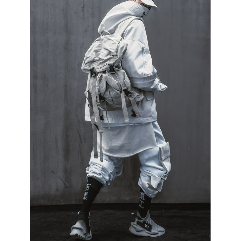 コート　XJAPAN Niepce Inc Japanese Streetwear Zip Up Hooded White Men's