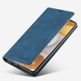 thumbnail image 3 of Samsung Galaxy A12 5G Wallet Case Samsung Galaxy A12 5G Luxury PU Leather Case, Book Folding Flip Retro Case with Kickstand, [RFID Blocking] Credit Card Slot Magnetic Closure Protective Cover, Blue, 3 of 11