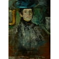thumbnail image 2 of Olga Boznanska 14x18 Black Ornate Wood Framed Double Matted Museum Art Print Titled - Self-Portrait (circa 1908), 2 of 5
