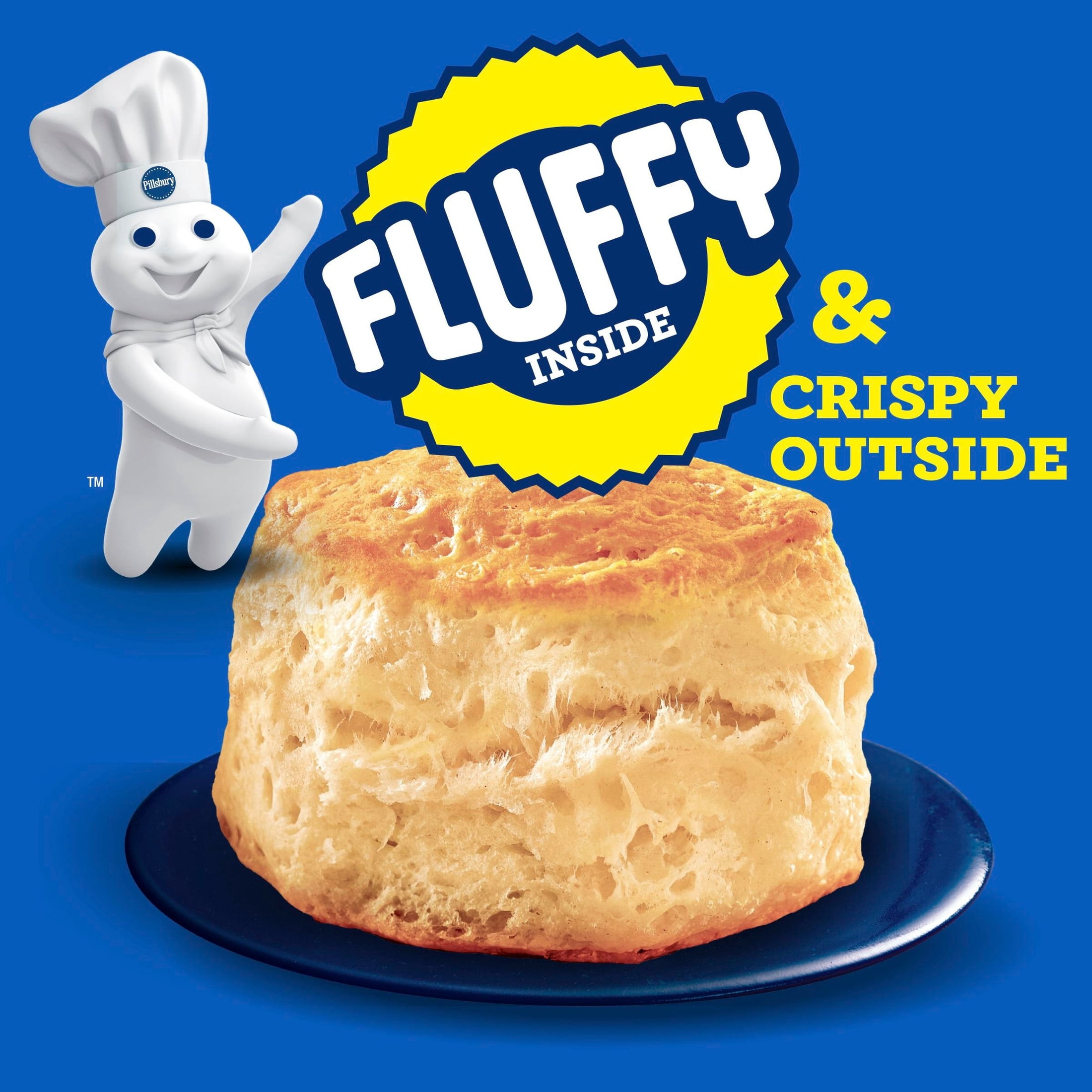 Pillsbury Grands Southern Homestyle Refrigerated Biscuits, Original, 8 Count, 16.3 oz