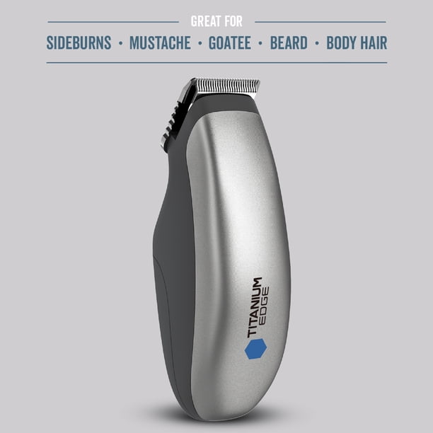 Titanium Edge Micro T-Blade – Men's Precision Trimmer for Beard