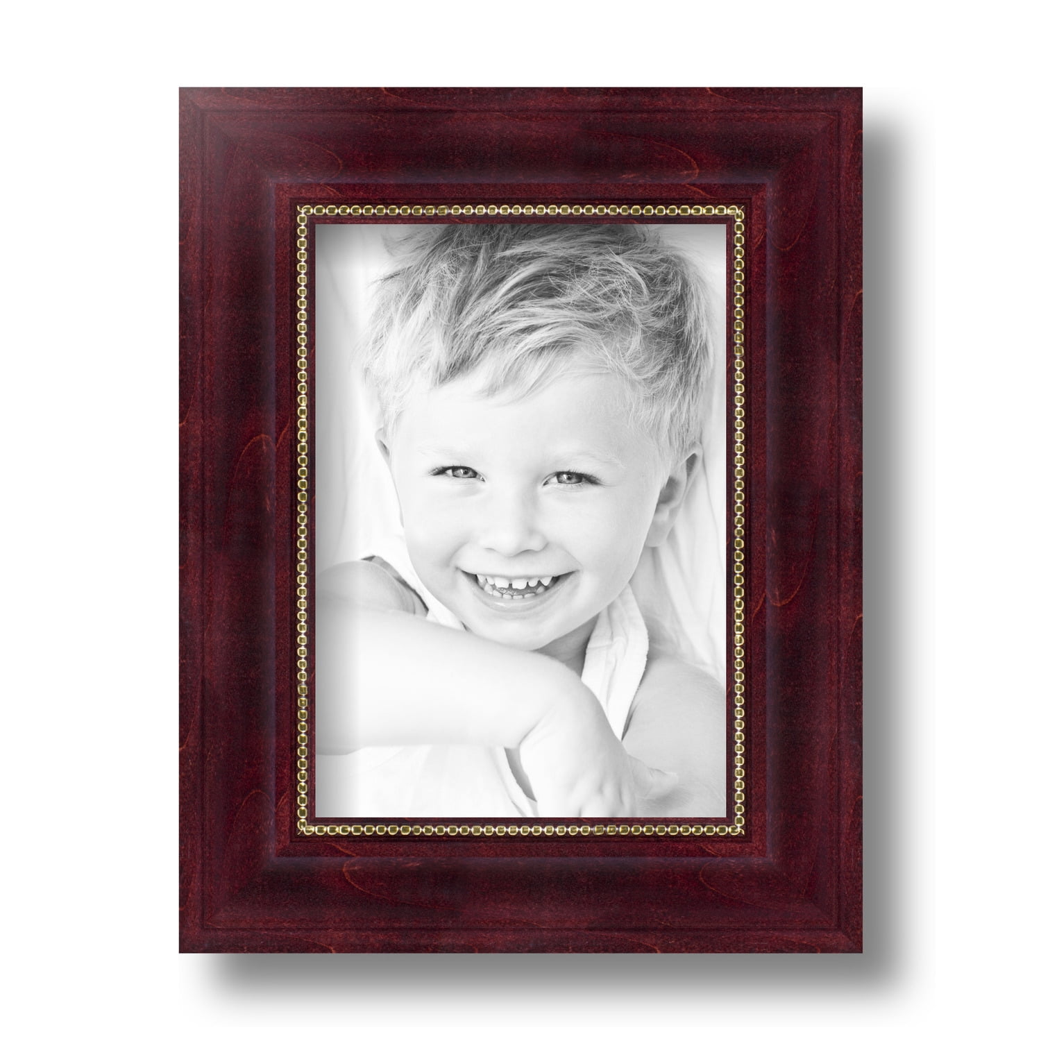 ArtToFrames 1.5" Custom Poster Frame Red Cherry Stain Wood 4333 Large 