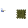 thumbnail image 1 of Figura de oso,Bandeja para gatos Bandeja para dulces para gatos Bandeja para estatuas de resina,Reloj de pared,Reloj de pared decorativo para baño y dormitorio.,Reloj de pared cuadrado, 1 of 8