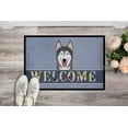 thumbnail image 2 of Caroline's Treasures BB1404MAT Alaskan Malamute Welcome Door Mat, Indoor Rug or Outdoor Welcome Mat 18x27 Doormat , 27"L, 2 of 4