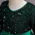 thumbnail image 6 of GZEFJRQM Girls Tiered Tulle Dress Kids Tutu Dress Ruffle Toddler Long Sleeve Fluffy Cute Party Ball Gowns Christmas Flower Girl Dresses, 6 of 8