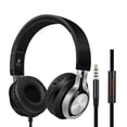 thumbnail image 1 of K2 Auriculares estéreo con cable de 3,5 mm para colocar sobre la oreja, Auriculares para juegos con cancelación de ruido para computadora portátil, Gris plateado Inevent EL2059-04B, 1 of 7
