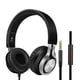 thumbnail image 1 of K2 Auriculares estéreo con cable de 3,5 mm para colocar sobre la oreja, Auriculares para juegos con cancelación de ruido para computadora portátil, Gris plateado kearding EL2059-04B, 1 of 2