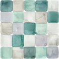 thumbnail image 3 of Popp, Grace 15x15 Black Modern Framed Museum Art Print Titled - Watercolor Window Panes I, 3 of 5
