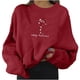 thumbnail image 1 of Navidad moda mujer casual manga larga impreso damas sudaderas tops Fridja fksj48, 1 of 9