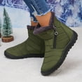 thumbnail image 5 of CAICJ98 Snow Boots Women Warm Lined Waterproof Ankle Booties Anti-Slip Women Boots Winter (AG,Size 6), 5 of 9