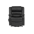 thumbnail image 2 of Lane Furniture Buxton 33" Leather Recliner Power Lift Chair in Charcoal, 2 of 6