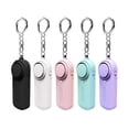 thumbnail image 2 of BESTSKY 2 Pcs Self Defense Keychain Personal Safety Security Alarm with LED Light 130DB Personal Alarms for Women Girls and Elderly People Black and Purple, 2 of 4